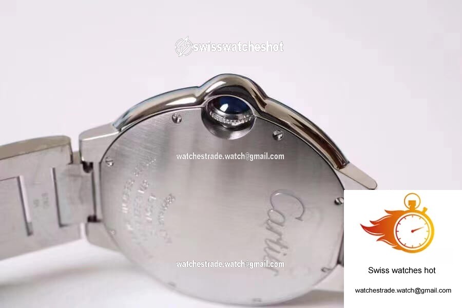 Ballon Bleu De Cartier W69012Z4 V6 Factory Silver Dial 5