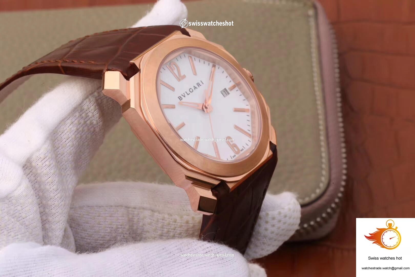 Bvlgari Octo 102119 BGOP38WGLD White Dial 5