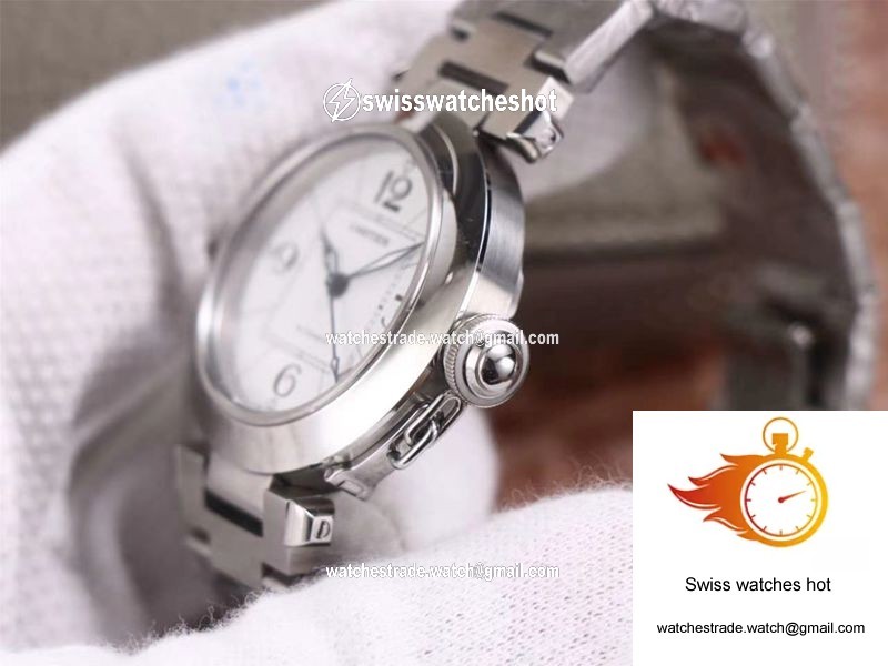 Cartier Pasha W31074M7 V9 Factory White Dial 5