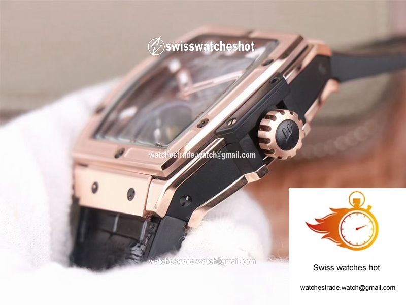 Hublot Masterpiece Tourbillon 906.OX.0123.VR.AES13 JB Factory Rose Gold White Hour 5