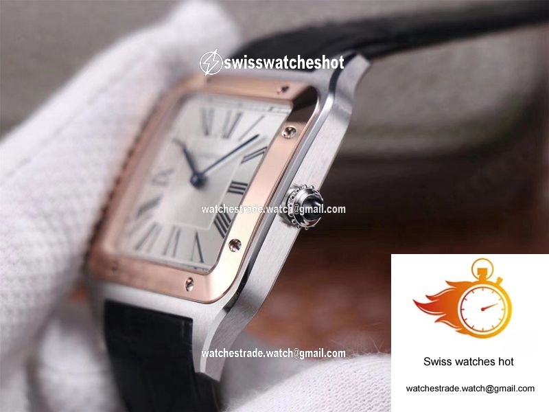 Cartier Santos Dumont W2SA0017 F1 Factory Silver Dial 5