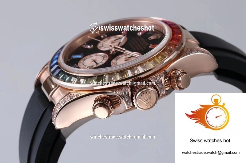 Rolex Daytona 116595RBOW BL Factory Rose Gold 5