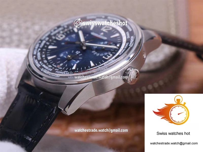 Jaeger LeCoultre Polaris Geographic WT 904847Z ZF Factory Blue Black Gradient Dial 5