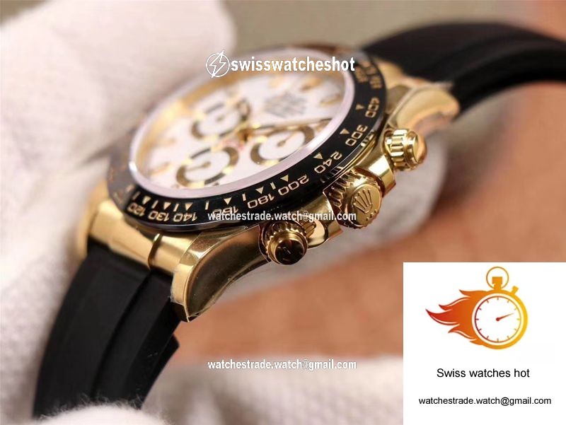 Rolex Daytona M116518LN-0041 Noob Factory White Dial 4130 Movement 5