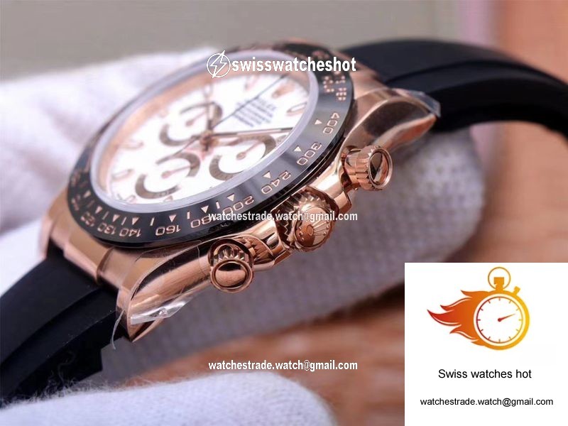 Rolex Daytona M116515LN-0019 Noob Factory White Dial 4130 Movement 5