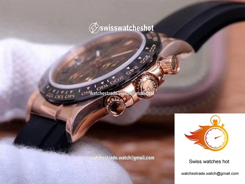Rolex Daytona M116515LN-0015 Noob Factory Brown Dial 4130 Movement 5