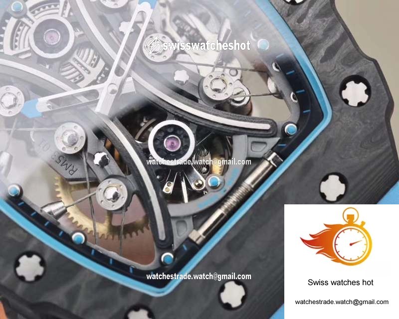 Richard Mille RM53-01 Tourbillon Pablo Mac Donough JB Factory Black Hollow dial 5