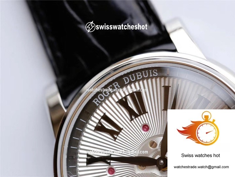 Roger Dubuis Hommage RDDBHO0562 Double Flying tourbillon JB Factory White Gold Case 5
