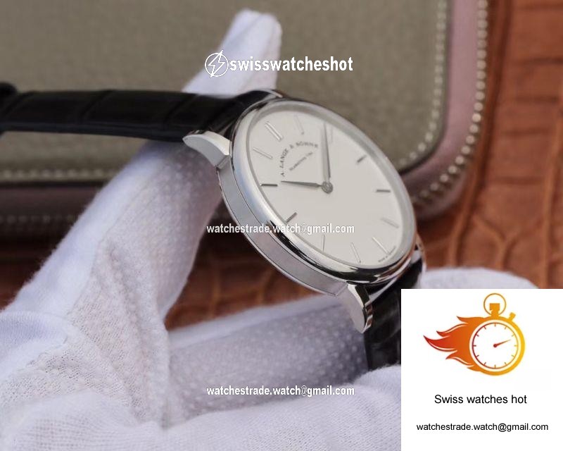 A. Lange & Sohne Saxonia Thin White Gold 201.027 SV Factory 5