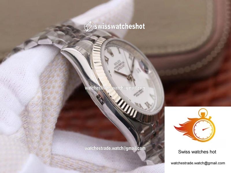 Rolex Datejust 116234 36mm AR Factory White Dial With Roman Time Scale 5