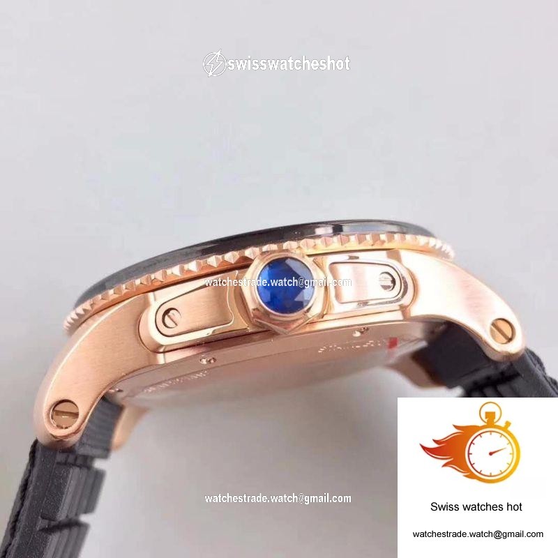 Calibre De Cartier Diver W7100052 42MM JF Factory Black Dial 5
