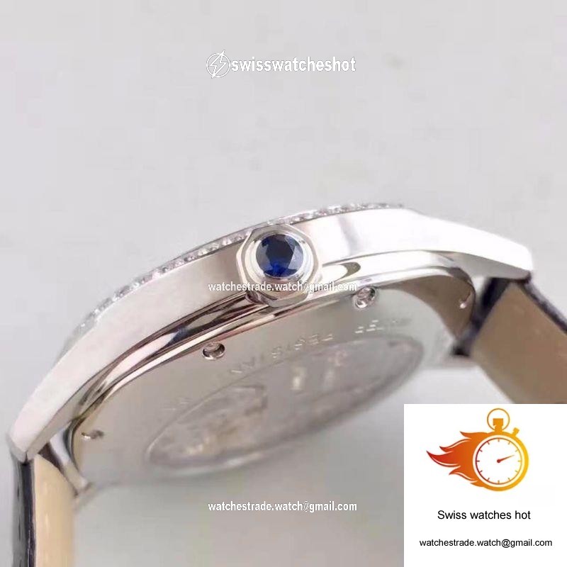 Drive De Cartier W4100013 Tourbillon White Textured Dial 5
