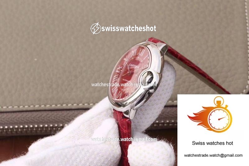 Ballon Bleu De Cartier 33MM WSBB0022 TW Factory Red Dial 5