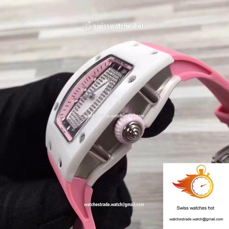 Richard Mille RM07 Ladies Pink Dial with Diamonds 5