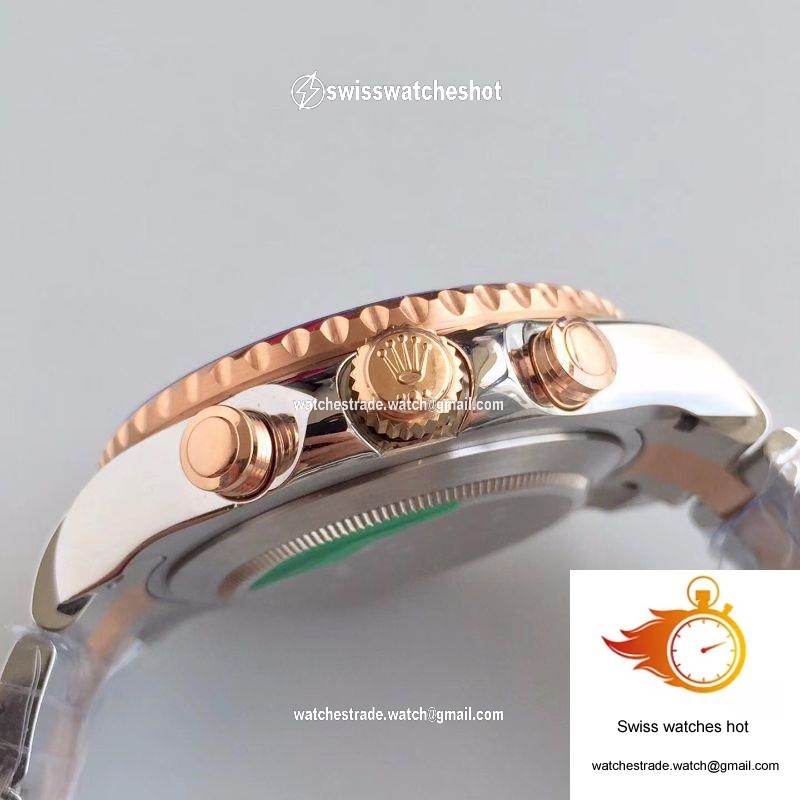 Rolex Yacht Master II 116681 JF Factory Rose Gold White Dial 5