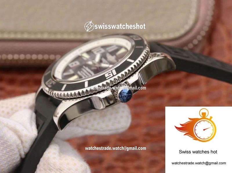 Breitling Superocean 42 Abyss White A1736402/BA29 ZF Factory Black Dial 5