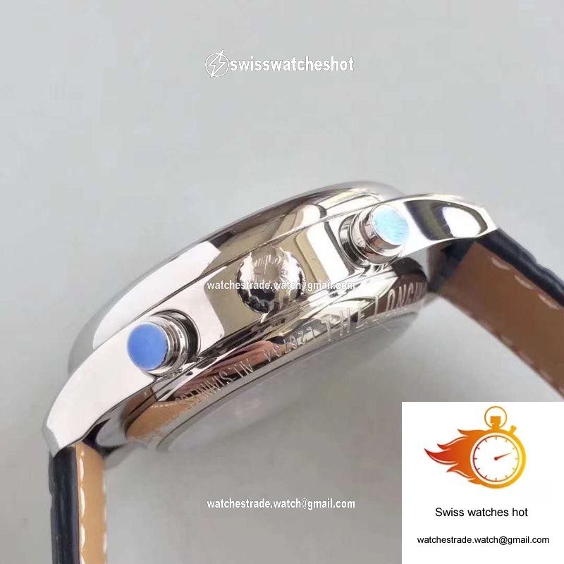 Longines Master Collection Moonphase Chronograph L2.673.4.78.3 JF Factory White Dial 5
