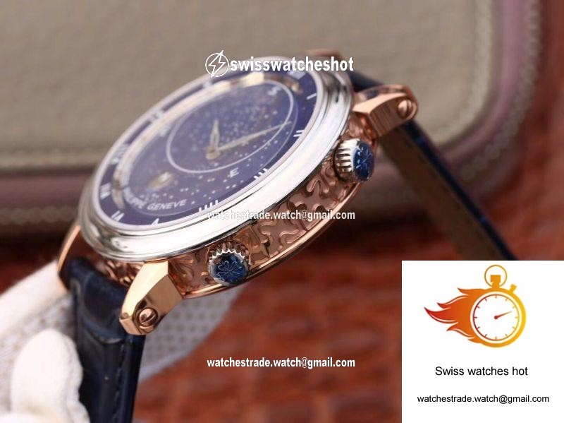Patek Philippe Grand Complications Sky Moon Celestial Rose Gold 5102PR-001 TW Factory Blue Dial 5