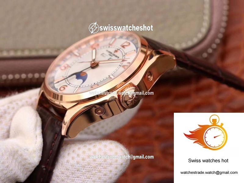 Vacheron Constantin FiftySix Day-Date 4000E/000R/B438 18K Rose Gold White Dial 5