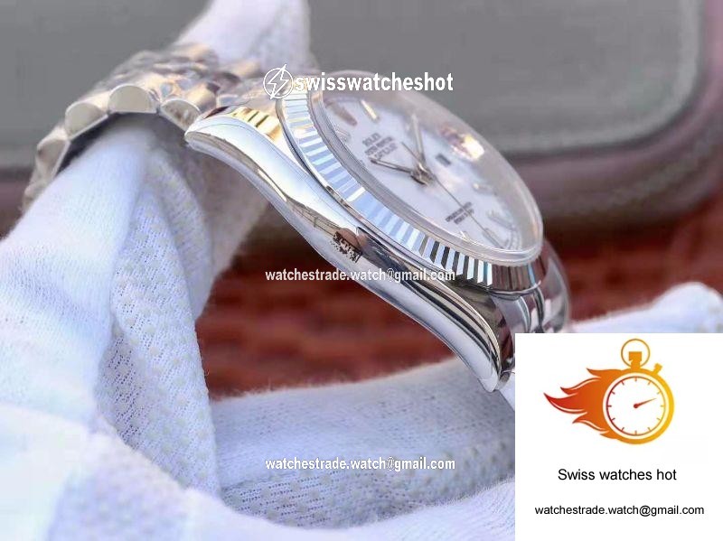 Rolex Datejust 116234 36mm AR Factory White Enamel Dial 5