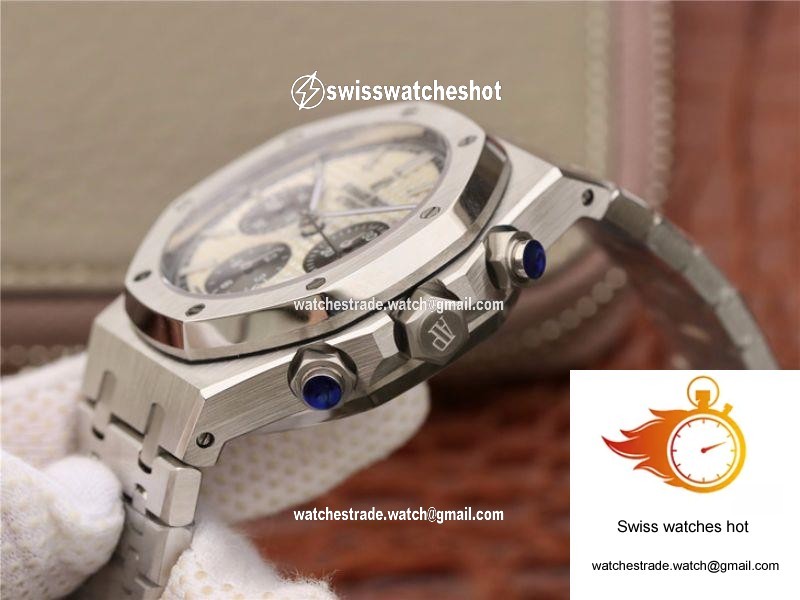 Audemars Piguet Royal Oak Chronograph 26331ST.OO.1220ST White Dial OM Factory 5