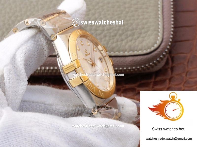 Omega Constellation 123.20.38.21.52.002 V6 Factory White Dial 5