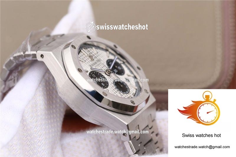 Audemars Piguet Royal Oak Chronograph 26331ST.OO.1220ST.03 OM Factory White Dial 5