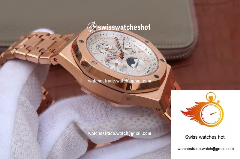 Audemars Piguet Royal Oak 41MM 26574OR.OO.1220OR.01 JF Factory White Dial 5