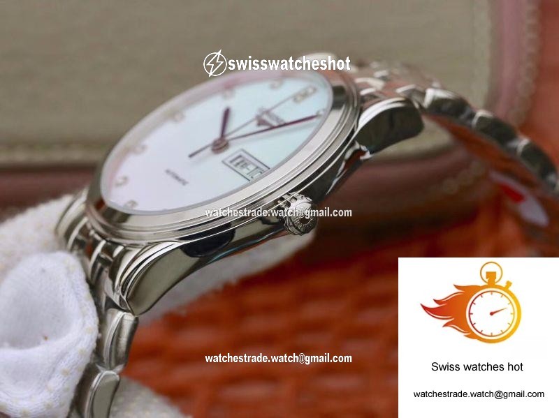 Longines Flagship Double Calendar L4.899.4.12.602 GK Factory White Dial 5
