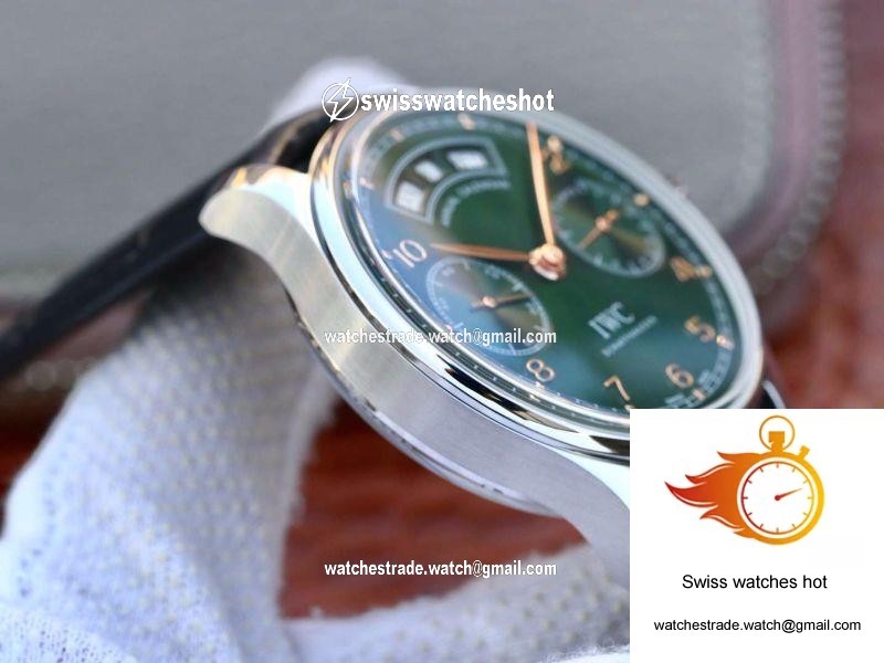 IWC Portugieser Annual Calendar IW503510 YL Factory Green Dial 5