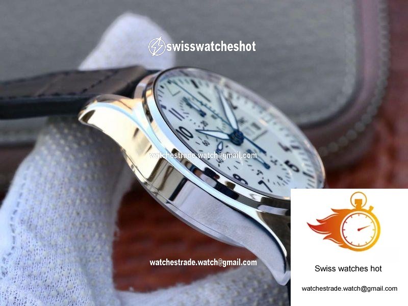 IWC Pilot Chronograph IW377725 ZF Factory White Dial 5