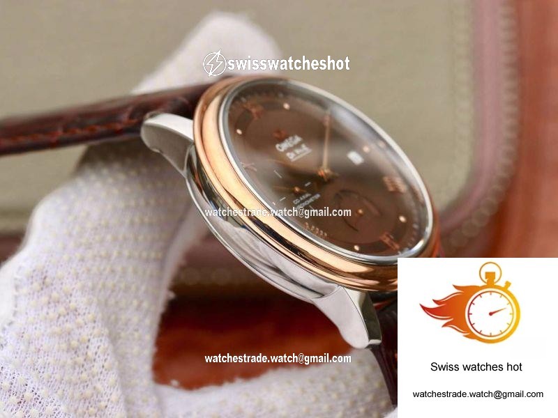 Omega De Ville Prestige 424.23.40.20.13.001 TW Factory Brown Dial 5