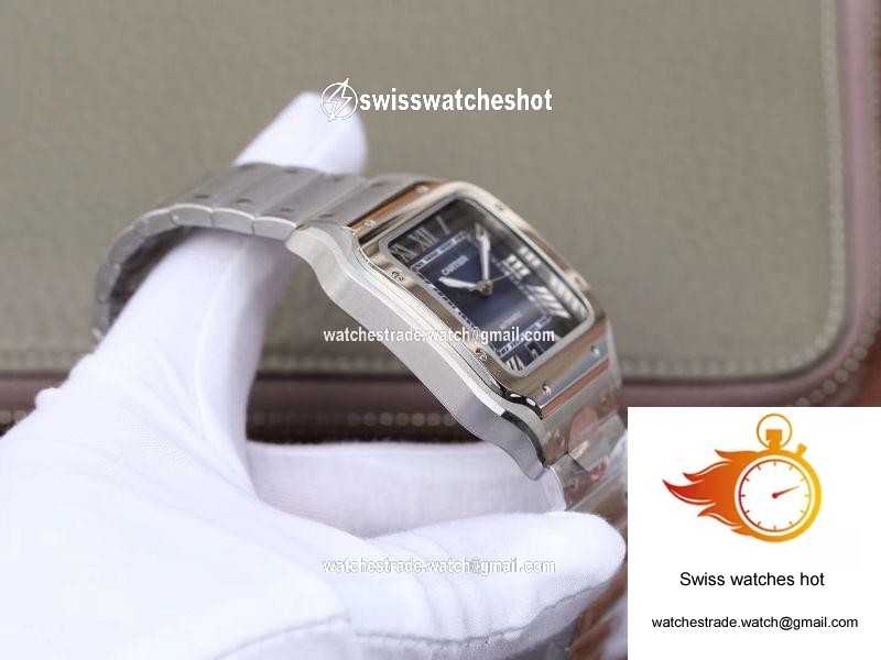 Cartier De Santos WSSA0013 BV Factory Blue Dial 5