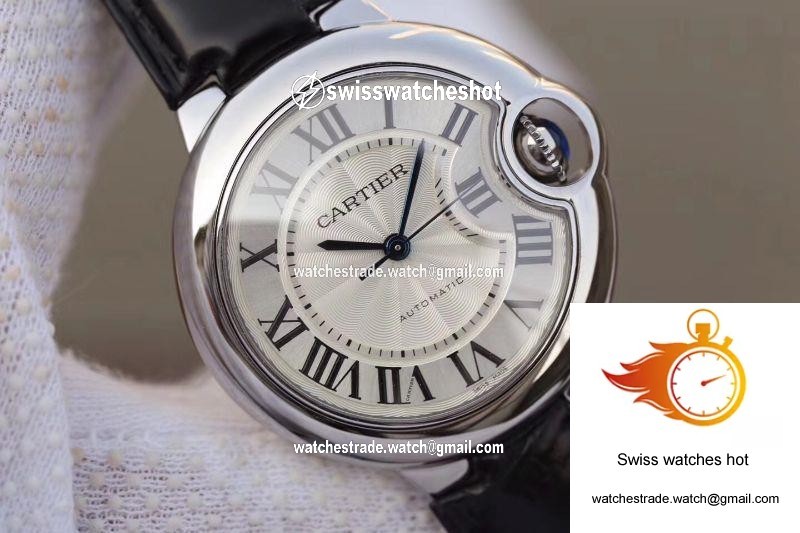 Ballon Bleu De Cartier 33mm W6920086 V6 Factory White Dial 5