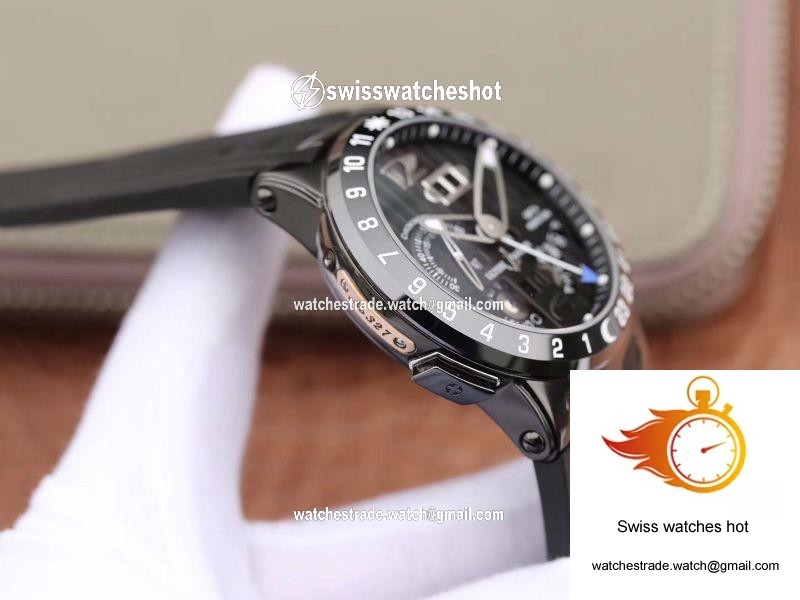 Ulysse Nardin El Toro 322-00-3 All Working GMT Calendar Grey Dial 5