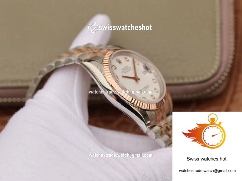 Rolex Datejust 36mm GM Factory White Dial 5