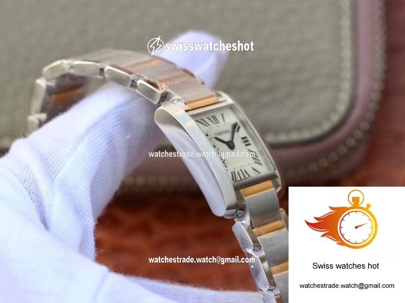 Cartier Tank Francaise Ladies W51007Q4 White Dial 5
