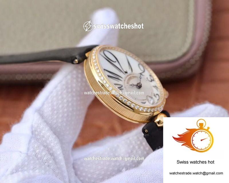 Breguet Reine De Naples 8918BA/58/864.D00D Ladies ZF Factory Yellow Gold Mother Of Pearl Dial 5