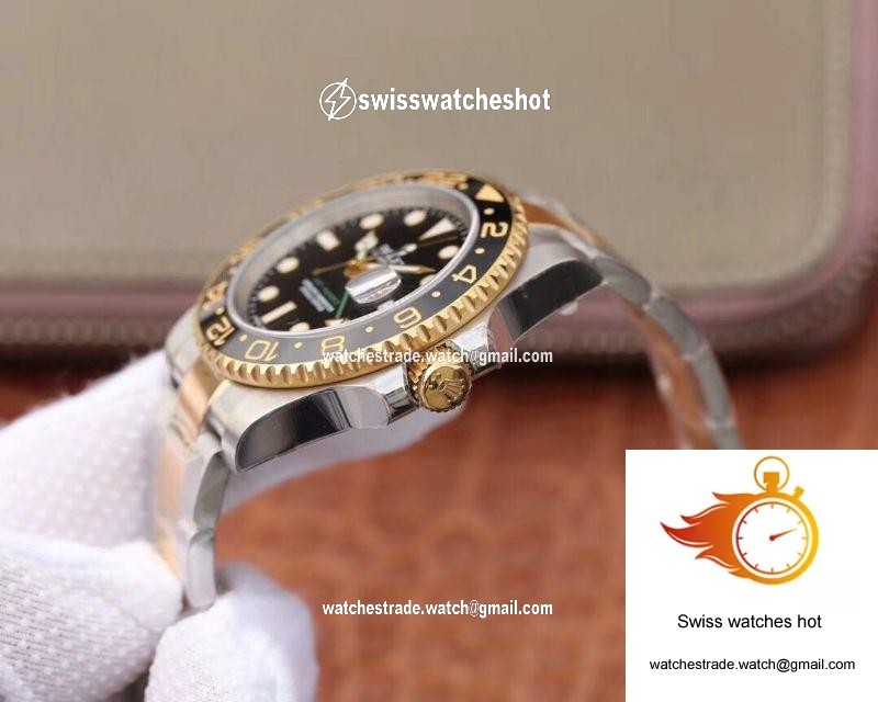 Rolex GMT Master II 116713LN EW Factory Yellow Gold Bezel 5