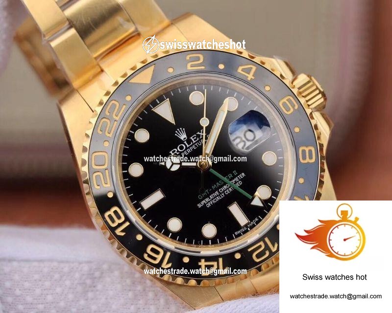 Rolex GMT Master II 116718 EW Factory Black Dial 5