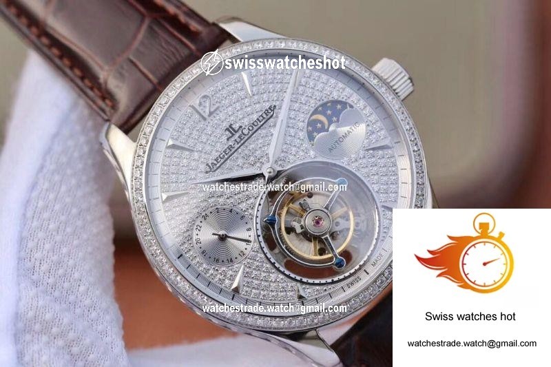 Jaeger-LeCoultre Master Complication Functions Tourbillon White Gold Diamonds Dial 5
