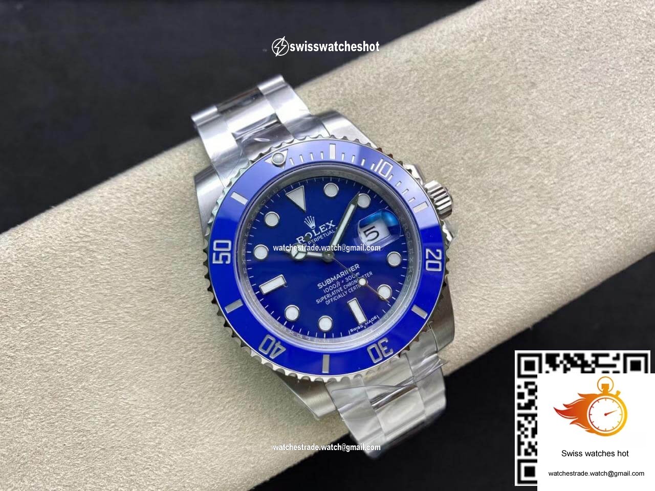Rolex Submariner 116619LB-97209 VS Factory Blue Dial 5