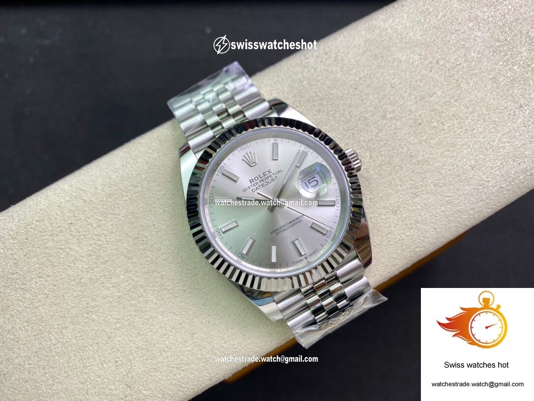 Rolex Datejust M126334-0004 Clean Factory Silver Dial 5