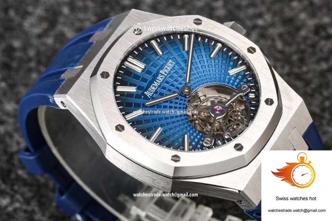 Audemars Piguet Royal Oak Tourbillon R8 Factory V3 Blue Strap 5
