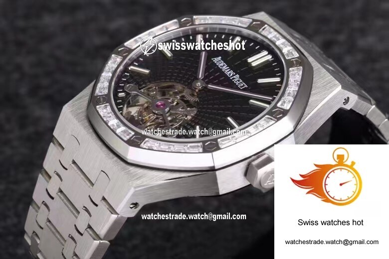Audemars Piguet Royal Oak Tourbillon 26521BC.ZZ.1220BC.01 R8 Factory Diamond-set Bezel 5