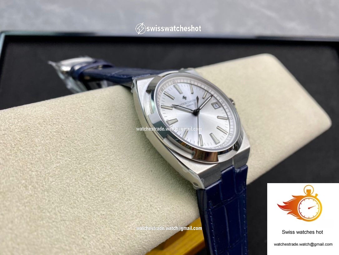 Vacheron Constantin Overseas 4500V 8F Factory Blue Leather Strap 5