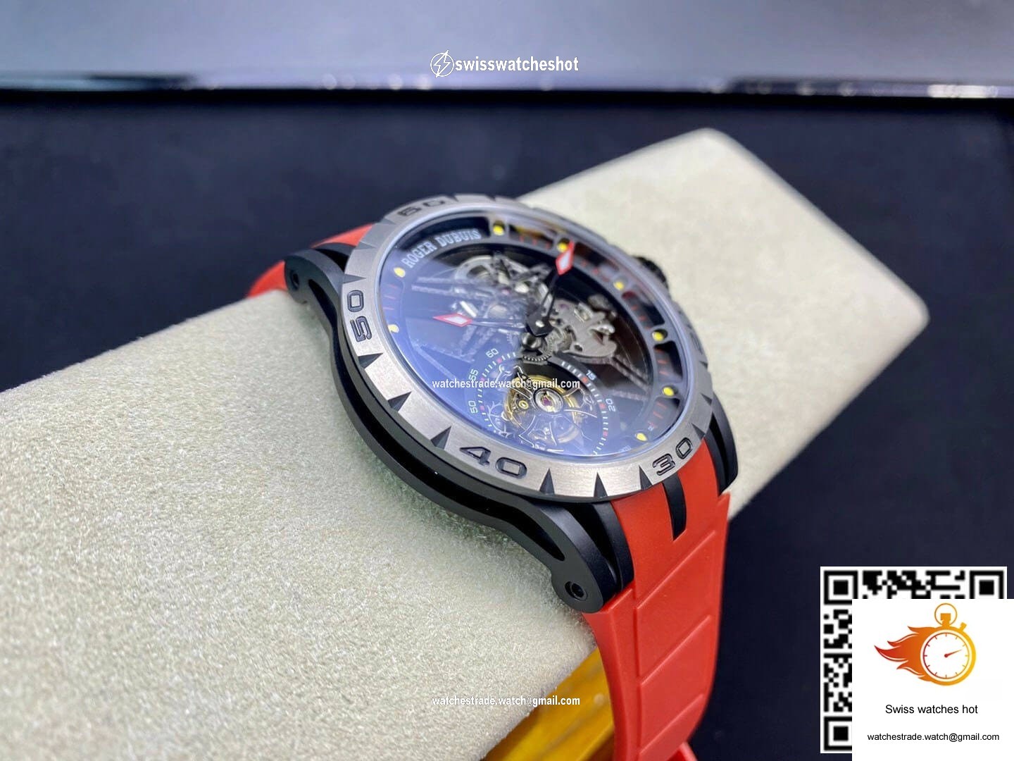 Roger Dubuis Excalibur RDDBEX0549 BBR Factory Tourbillon Titanium Case 5