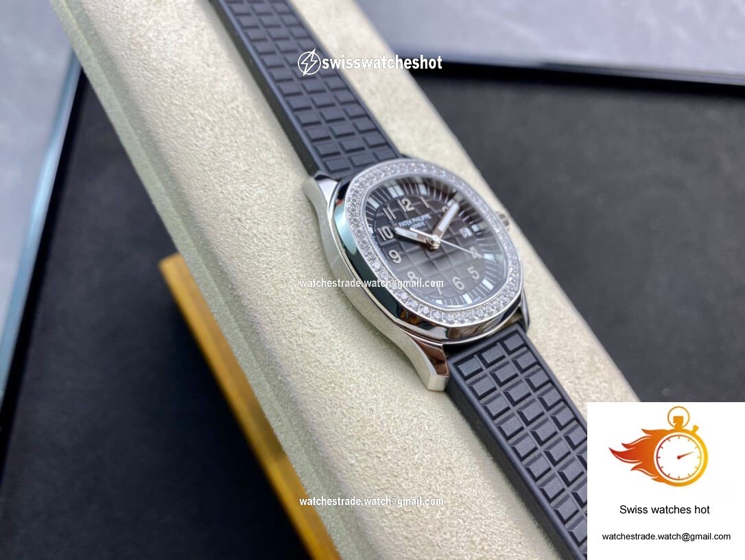 Patek Philippe Aquanaut Quartz Ladies 5067A-001 PPF Factory Diamond-set Bezel 5