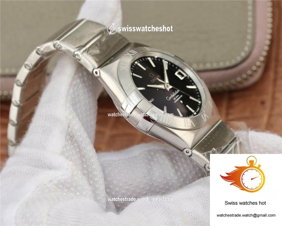 Omega Constellation 123.10.38.21.01.001 VS Factory Black Dial 5