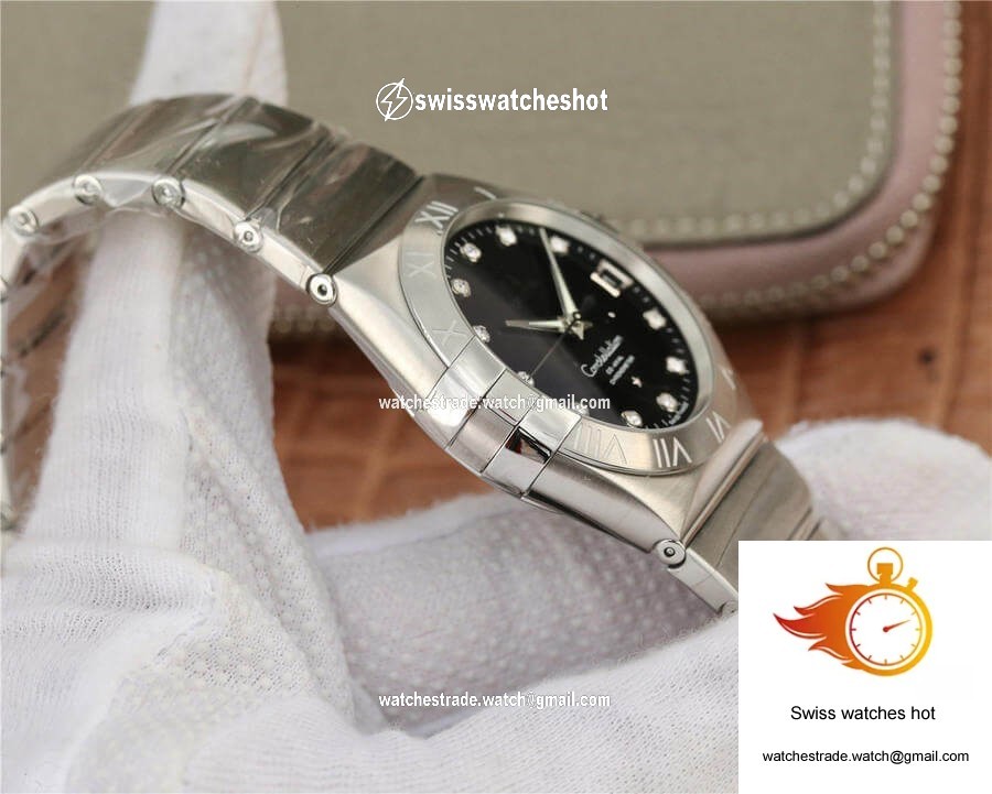 Omega Constellation 123.10.38.21.51.001 VS Factory Diamond-set Dial 5